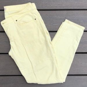 Life In Progress Yellow Jeans Sz 28